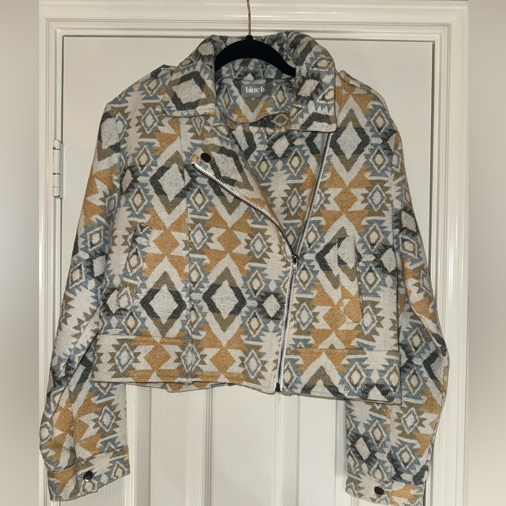 Blue B Women's Western Patterned  Jacket
